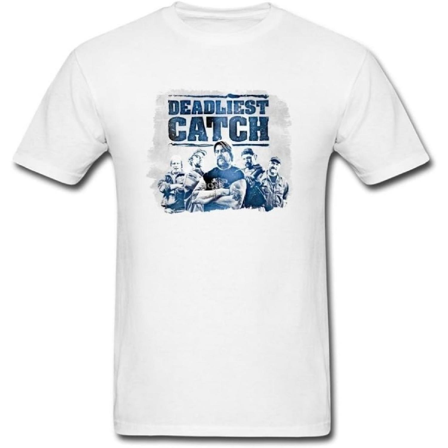 SDAKGF Men s Deadliest Catch T Shirt S XXXXXL белый