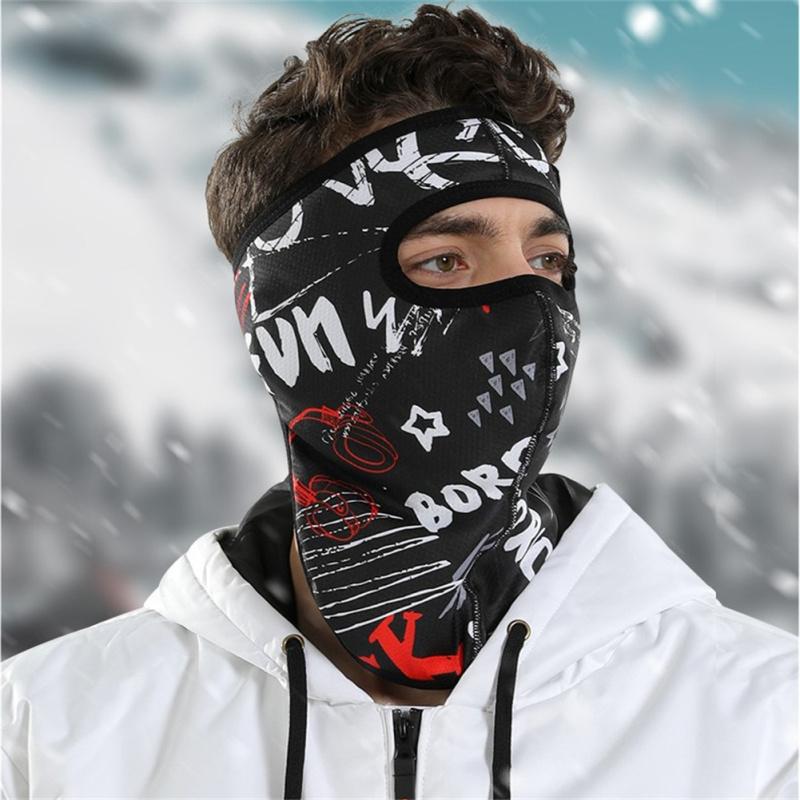 Buy Men Women Outdoor Sports Face Cover Warm Fleece Lined Doublelayer