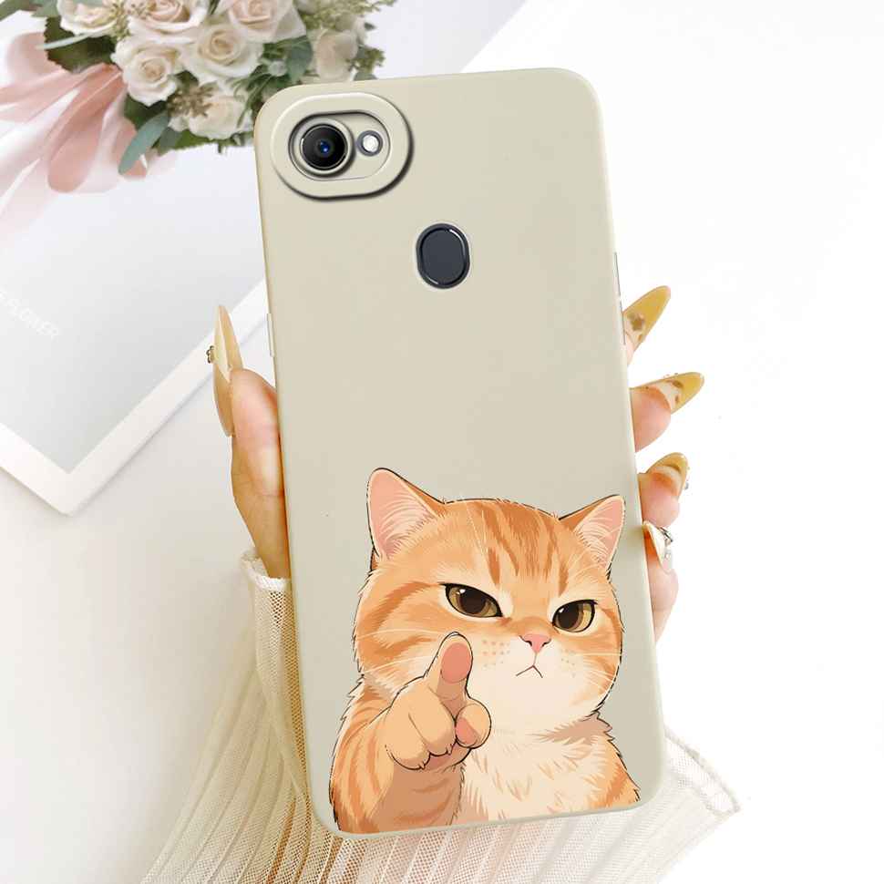 Beautiful Flowers Case For Oppo F7 Case CPH1819 CPH1821 Soft Silicone Fundas Phone Cases For Oppo F7 F 7 4G Cover Fundas