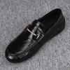 Autumn Summer Men's Leather Shoes 2025 Soft Leather Business Casual Flat Shoes Comfortable Slip-On Men's Loafers Wedding Party