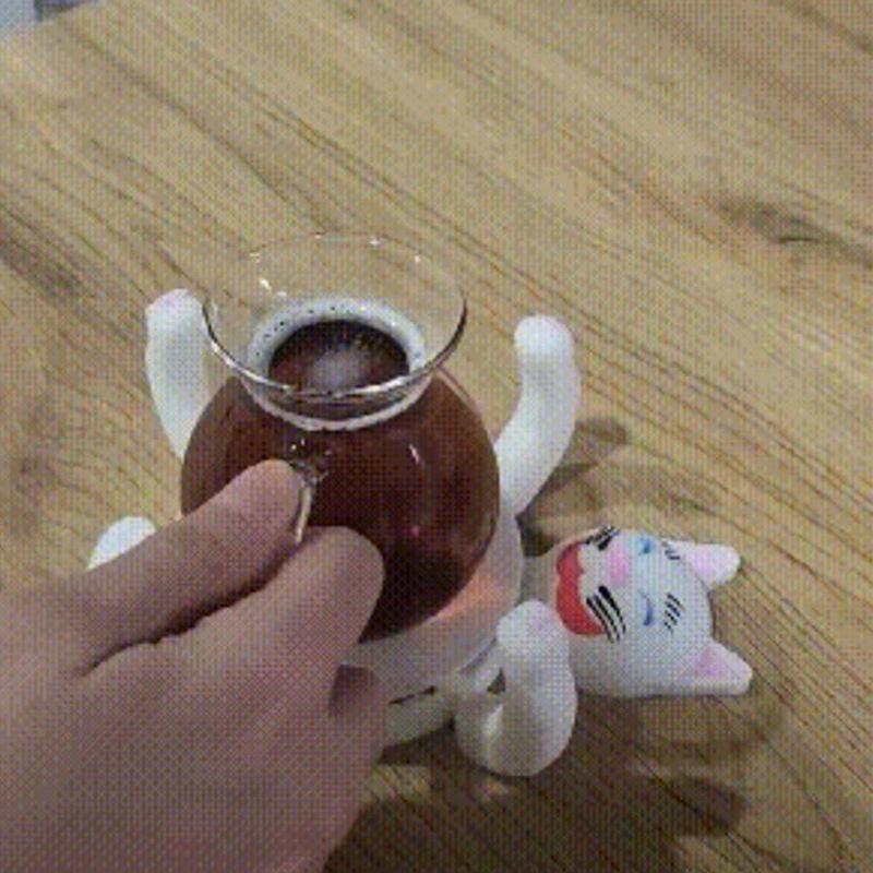 3D Print Funny Cat Coasters Creative Insulated Coaster Ornament Stress Relieve Mug Base Decoration Party Favors Birthday Gifts