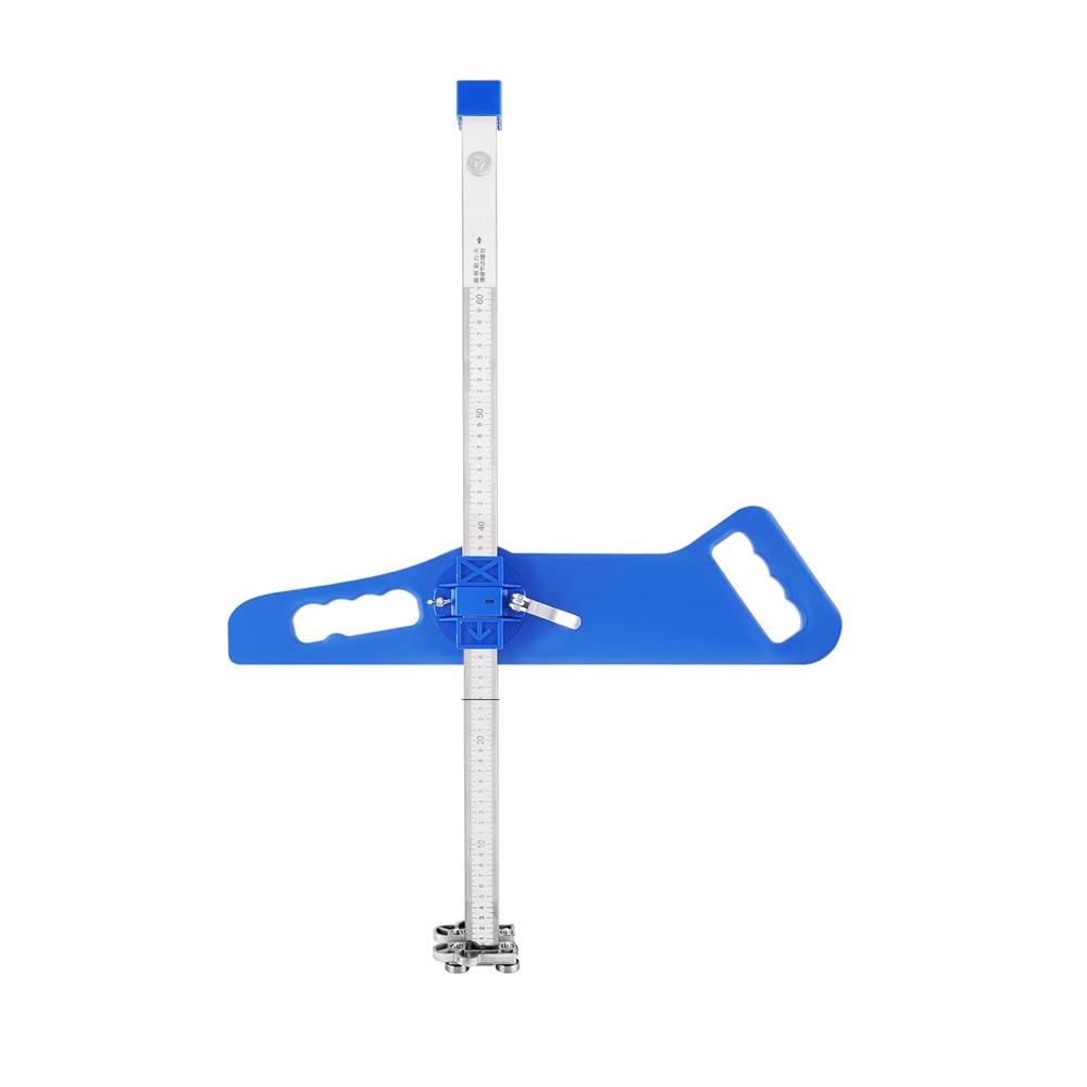 Aluminum alloy Drywall Cutting Tool, Foldable Drywall Cutter, Hand Push gypsum Board Cutter, with 10pcs Spare Blades