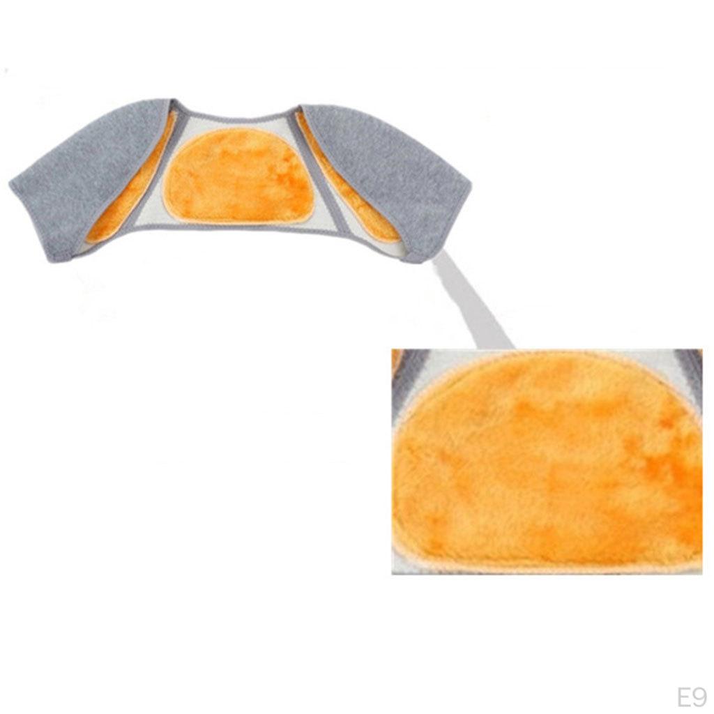 Shoulder Support Warmer Velvet Fabric Breathable Self-Proprigo Back Belt for Air Conditioning