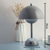 USB Rechargeable Mushroom Bud Table Lamp LED Ornament Metal for Home Office