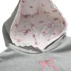 TikTok Trend: 2026 Autumn/Winter Mid-Length Hooded Sweatshirt for Women with Bowknot and Lace Details.