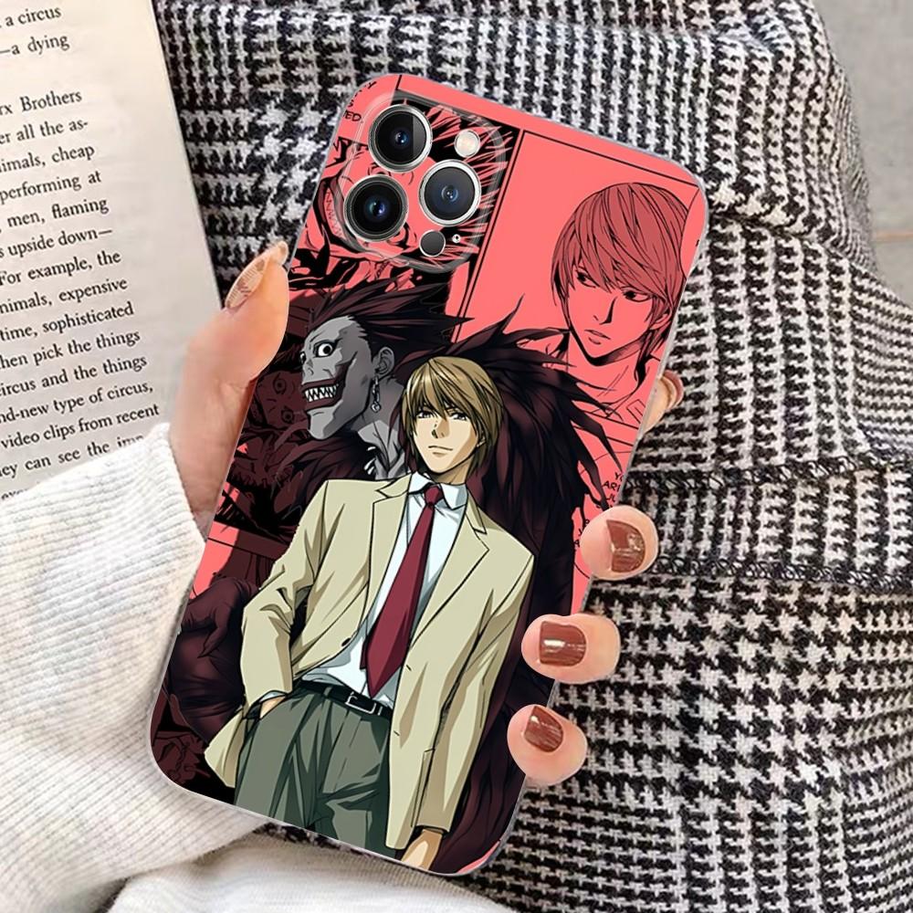 Anime Death Note Phone Case For IPhone 15 14 11 12 13 Mini Pro XS Max Cover 6 7 8 Plus X XR SE 2020 Funda Shell