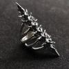 Practical Bone Ring Gothic Thorn Alloy Jewelry Unisex Gothic Fashion Accessory Unique Finger Rings Alloy Texture