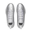 Li Ning Dämpfend Rutschfest Abriebfest Atmungsaktiv Rückprall Grip Niedrig geschnittene Basketballschuhe Herren Silber ABAV045-15