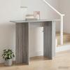 Console Table Grey Sonoma 100 X 30 X 75 Cm Particleboard