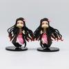 6Styles  Anime Peripheral Qversion  Figurine Kamado Nezuko Cute Style Plaything Figurine Ornament Surprise Present Box
