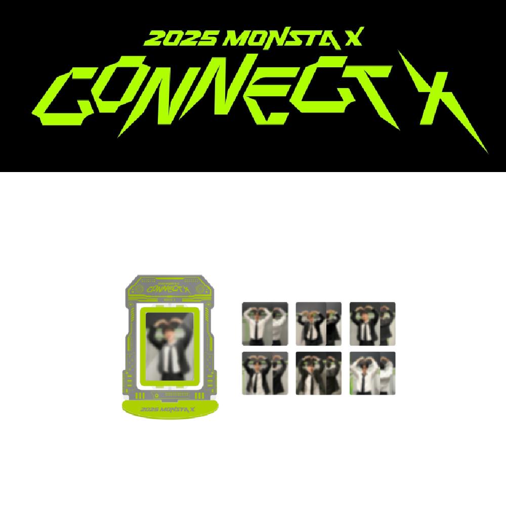 Предзаказ 2025 MONSTA X CONNECT X Официальный MD Акриловая вращающаяся подставка