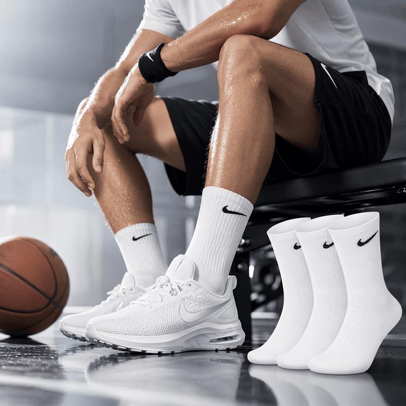 Nike Men's Mid-Crew Sports Socks (3-Pair Pack)