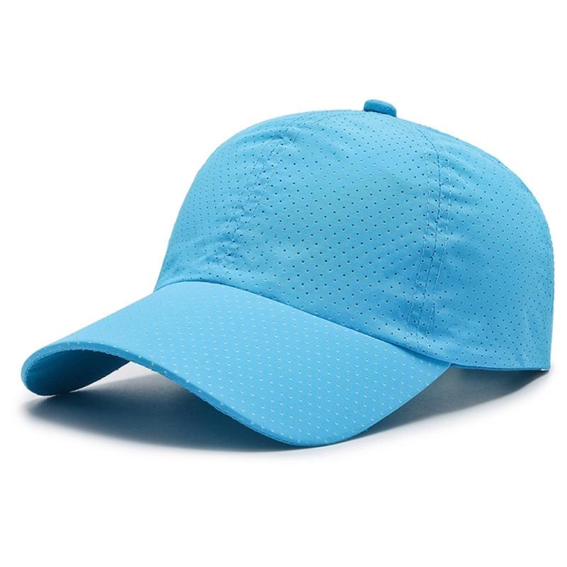 Breathable Quick Drying Baseball Caps Adjust Size Sun Hat Fishing Climbing Hunting Travel Visors Hat for Male Adult