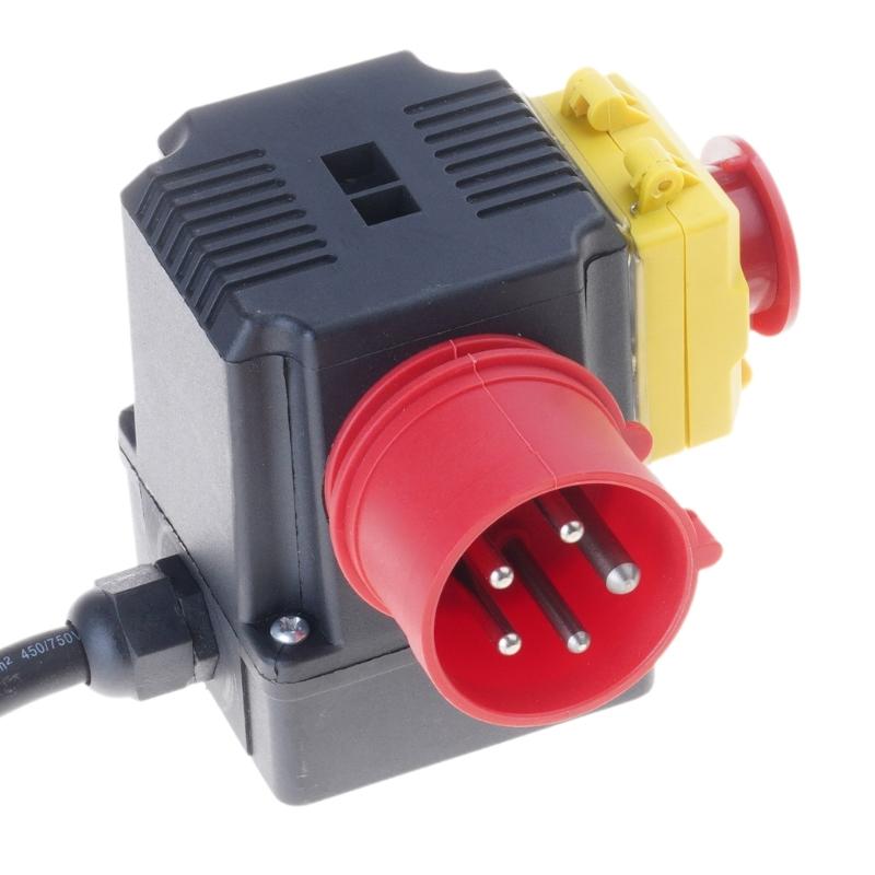 Heavy Duty Equipment Switches 400V 3 Phase Power Control with Phase Inverter & Safe Shutoff Simple Installation