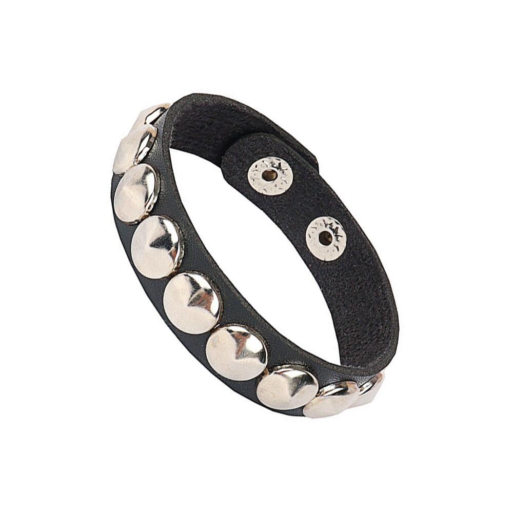 Nieuwe Punk Donkere PU Armband Voor Vrouwen Mannen Hip Hop Rock Ketting Meerlaagse Armband Trend Retro Gotische Sieraden Danser Accessoires
