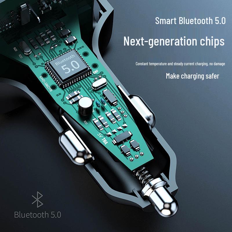 Multi-Function Bluetooth Car FM Transmitter & USB Charger