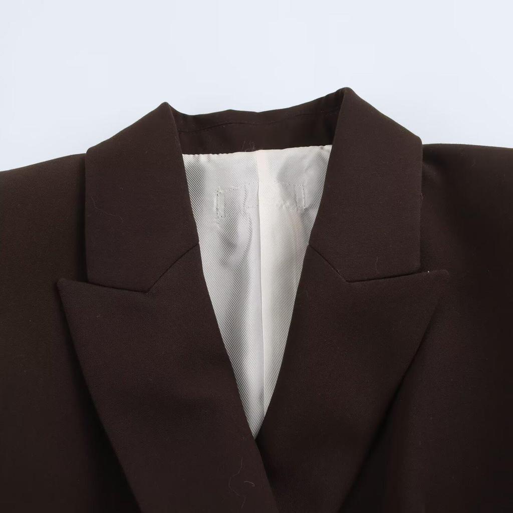 2025 Spring Women's European & American Style Fashion Suit Jacket with Casual Long Pants