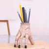 1pc Horror Finger Pen Holder, Halloween Decor, Man Hand Stationery Storage Box, Office Creative Brush Pot, Home Decoration