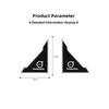 2/4 szt. Naklejka ochronna na narożnik drzwi samochodu, naklejki buforujące odporne na deski rozdzielcze dla Volvo XC90 V90 V60 XC60 V40 EC40 EX40 S80 S60 S90 C40 XC4