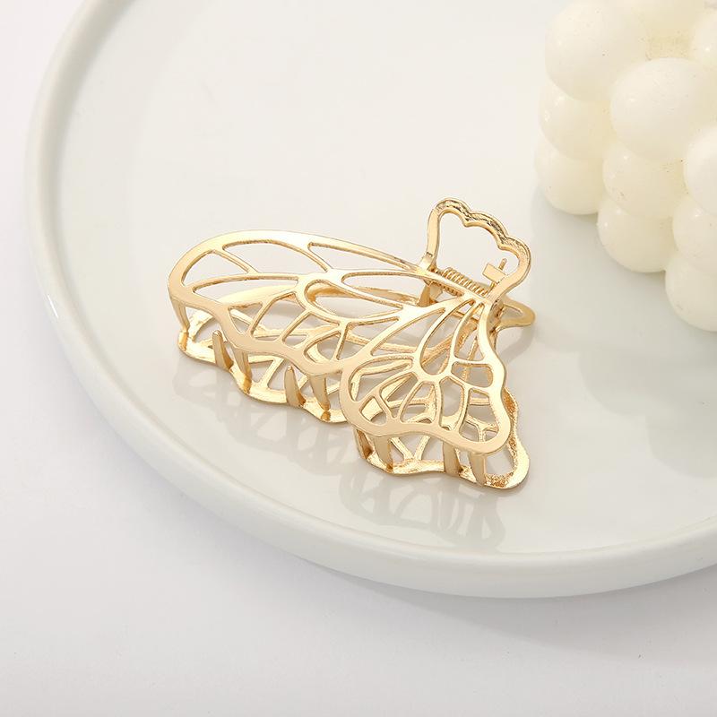 Wind Blond Hollow Shark Clip Hairpin Female Korean Large Hair Clip A Frigid Wind Hairpin