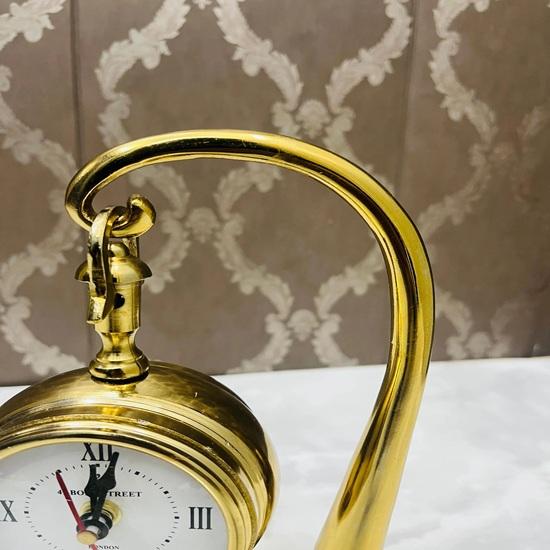 Brass Table Clock Handmade Desk Décor Home Office Decor Table Top Birthday Wedding Anniversary Christmas Gift for Him Her