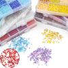 Seed Beads Kit Loose Bead Tube Beads Set with Box for DIY Jewelry Beaded Necklace Bracelet Earring Making Kit
