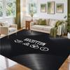 Led Zeppelin Design Crystal Velvet Rug Soft Decorative Mat for Bedroom Entrance