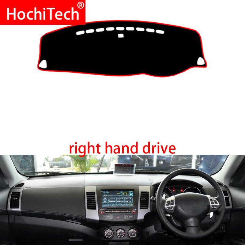 For Mitsubishi Outlander 2009-2012 Right and Left Hand Drive Car Dashboard Covers Mat Shade Cushion Pad Carpets Accessories