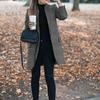 2024 Autumn/Winter European American Long-Sleeve Lapel Plush Women's Coat
