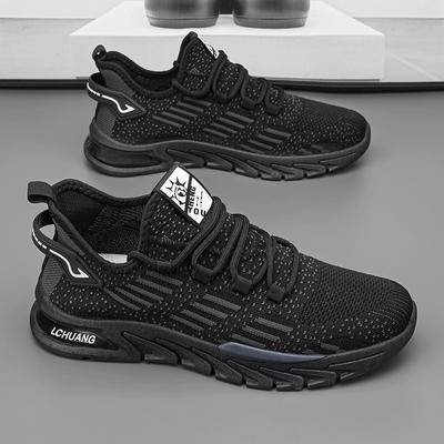 Men's Shoes Summer Breathable 2025 New Men's Casual Running Shoes Men's Mesh Sports Shoes Men's Flying Woven Shoes Tide