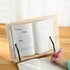 Solid Wood Desktop Book Stand with Clip