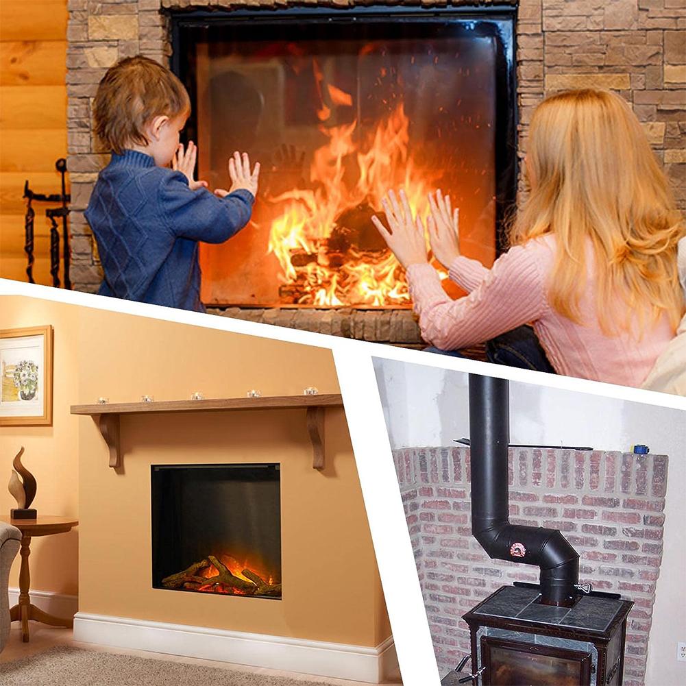 Pellet Stove Heating Gasket Cord Stove Door Fireplace Cord Fiberglass High Temperature Woodburner Oven Door Sealing Flat Rope