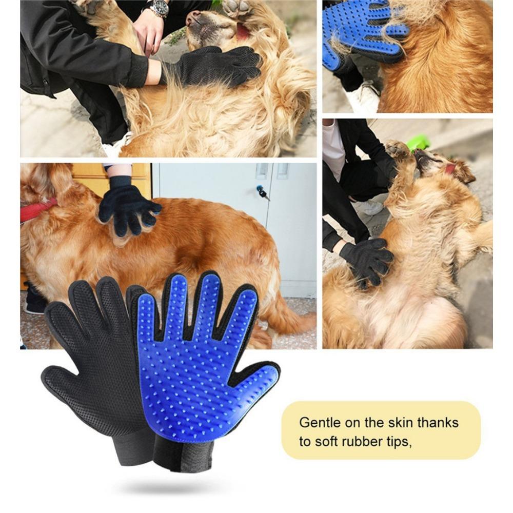 1Pc Pet Grooming Glove Cat Hair Brush For Cleaning Massage Dog Cat Removeing Hair Brush Dematting Deshedding Glove