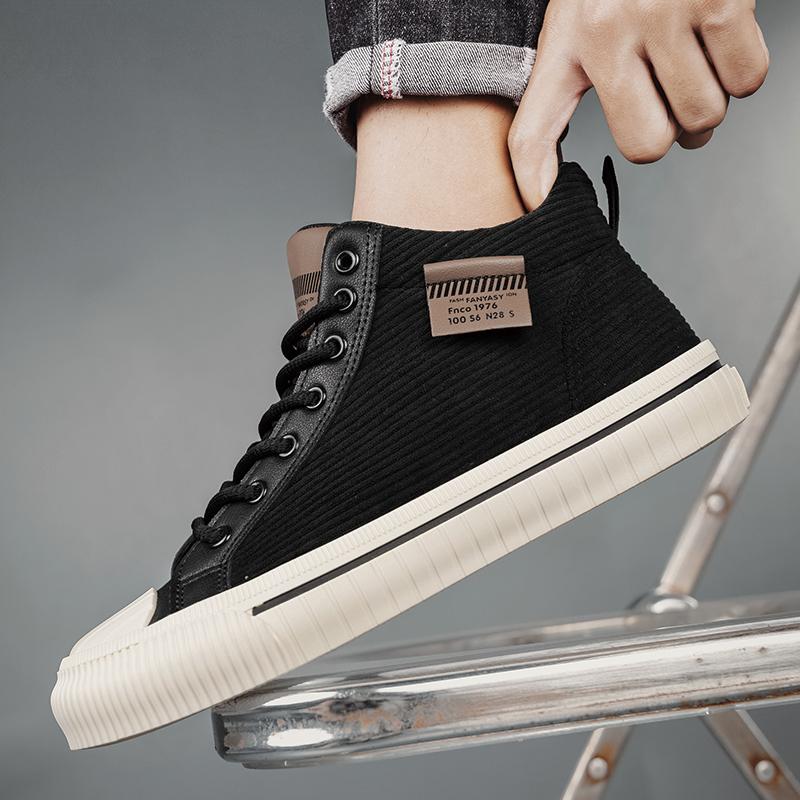 2025 Мужская парусиновая обувь для отдыха на природе Модная обувь для скейтбординга для мужчин Комфортные нескользящие повседневные кроссовки Дышащая мужская обувь для ходьбы
