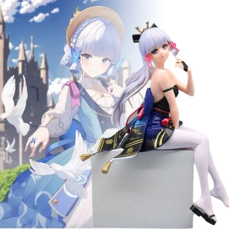 Kamisato Genshin Impact Ayaka Figurine Game Cartoon Model Toys Gifts Christmas