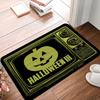 Horror Pumpkin Door Mat Halloween Theme Entrance Door Mat Home Door Decoration Front Door Welcome Mat Living Room Bedroom Carpet