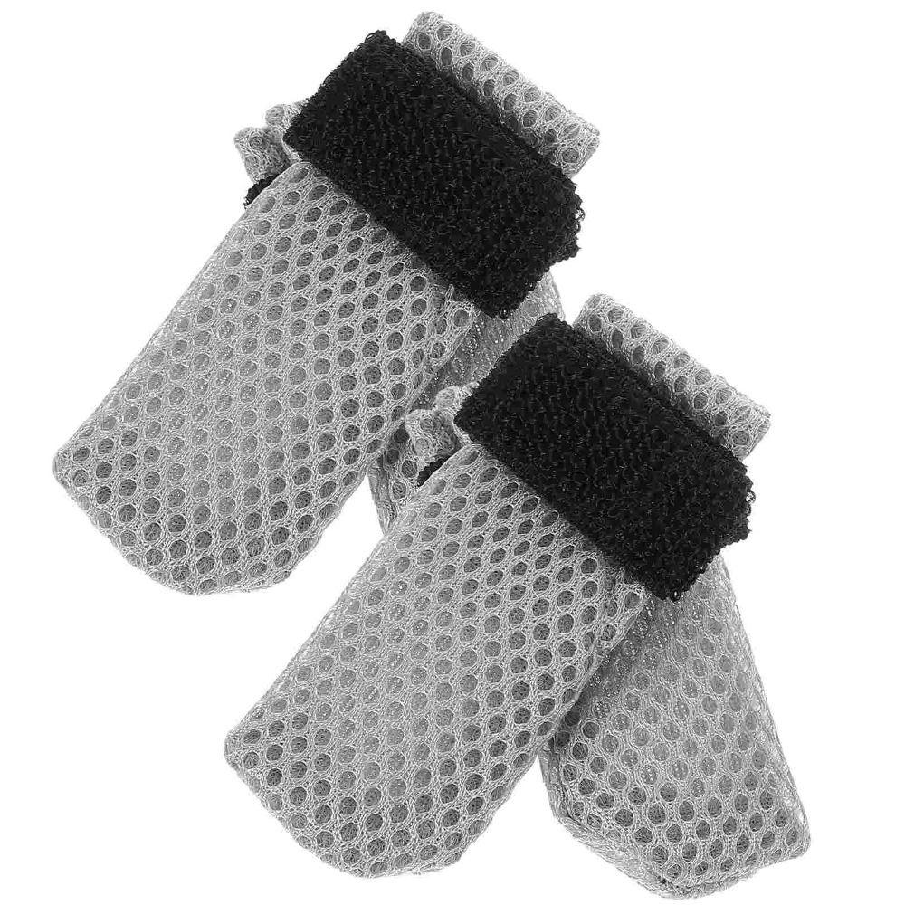 4Pcs/set New Anti-Scratch Pet Claw Cap Breathable Non-Slip Cat Socks Recovery Feet Protector Pet Supplies Mesh Pet Feet Cover