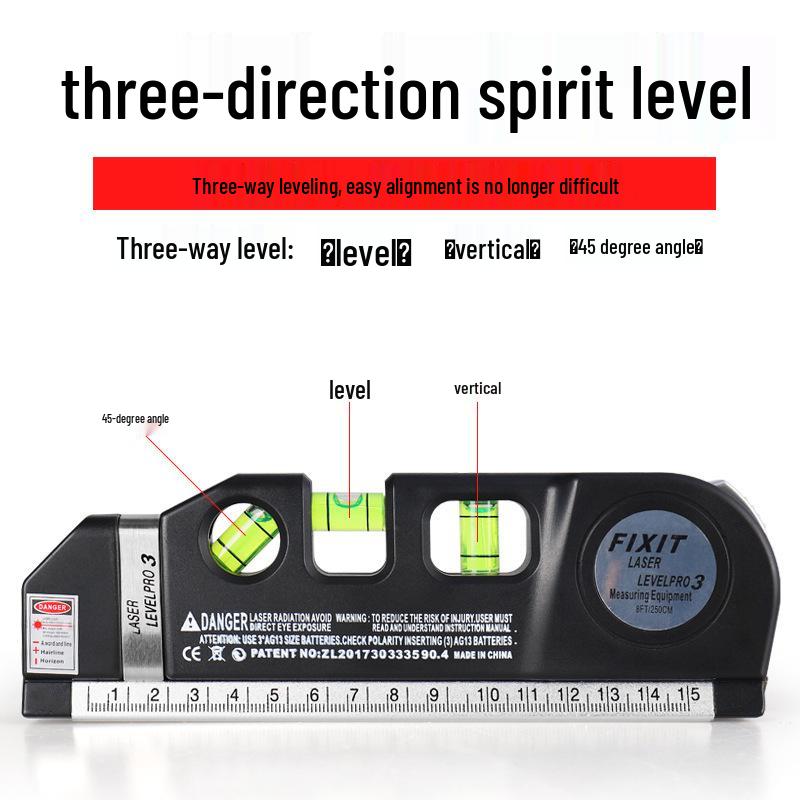 High Precision Multifunctional Infrared Laser Level and Measuring Tool