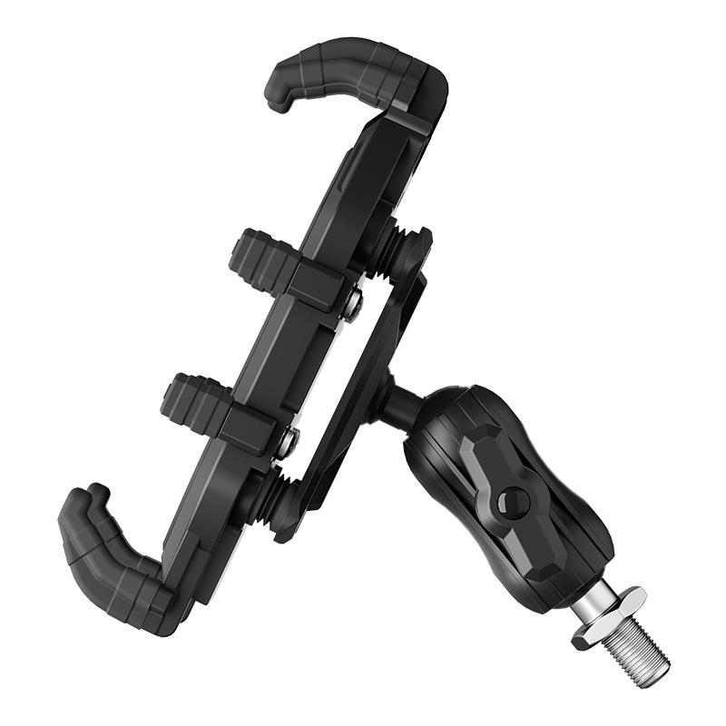 WUPP CS-2072D1 M8 Ball Head Cellphone Holder Anti Theft Motorcycle Phone Mount Bracket