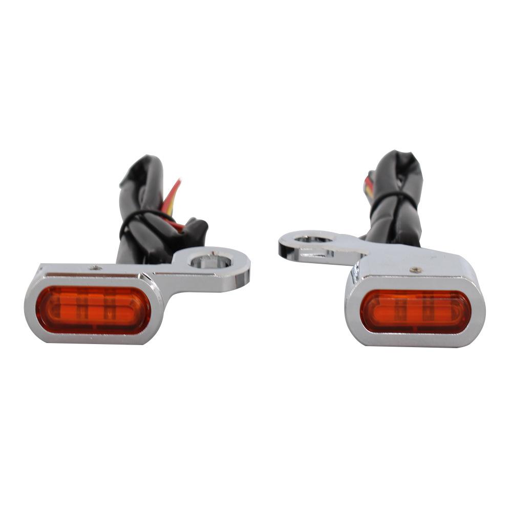 Motorcycle Turn signal Light Mini Driving Light Suitable for Harley Glide Softail Handlebar Turn Signals LED Turn Signals