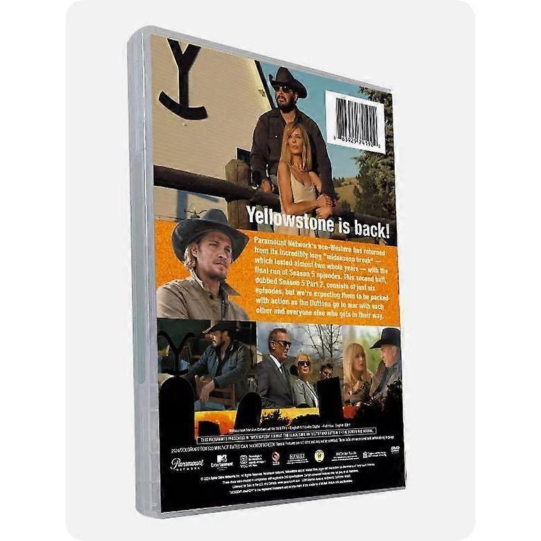 Yellowstone Season 5 Part 2: (DVD Series 2-Disc) English Version