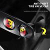 1Set Car Keychain Key Ring with Auto Tire Valve Caps Tyre Dust Cap Emblem For Abarth Punto 124 125 500 Fiat Viaggio Accessory