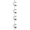 Tapis de douche - VIDAXL - Modèle télescopique - Aluminium argenté - 4 couches - Réglable
