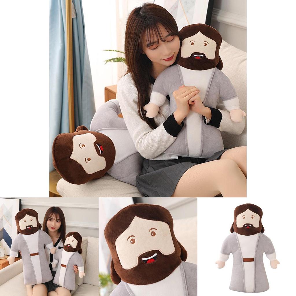 Jesus Plush Toys Soft Stuffed Dolls | Kids Baby Xmas Gifts | Christ Religious Savior