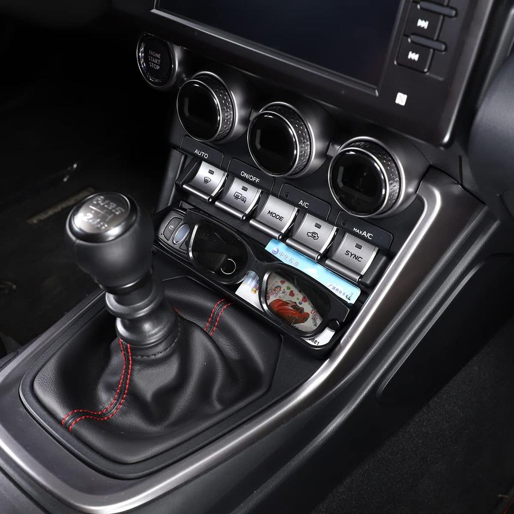 Sauicemy Gear Shift Storage Console Car Storage Gear Center Car Interior Small Item Compatible with Toyota 86 Subaru BRZ Box, Box, Box, Organizer,
