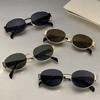 4 Pairs Oval Retro Glasses Novel Design Comfortable Wearing Must-have for Festivals Popular Choice Trendy Eyewear