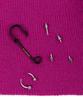 BLACKBLOND Vividi Embroidered Logo Piercing Beanie (Magenta)