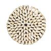 Boho Handmade Coaster Real Cowrie Shells Décor Coastal Coasters Bar Of Unique Coaster Set Decoration Shells Coasters
