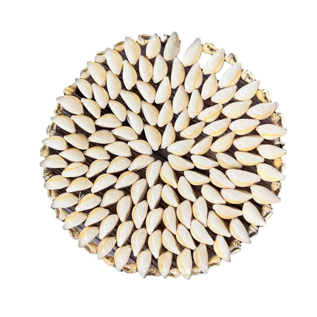 Boho Handmade Coaster Real Cowrie Shells Décor Coastal Coasters Bar Of Unique Coaster Set Decoration Shells Coasters