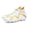 Men Football Boots Long Spikes High Ankle Soccer Shoes AG/TF Kids Outdoor Grass Cleats Soccer Boots Training Sport Football Shoes
